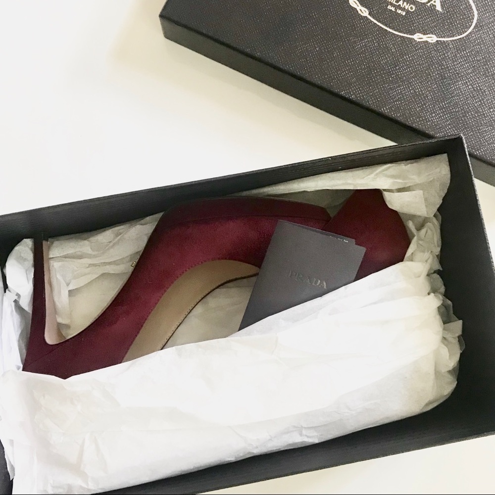 PRADA | Platform Suede Pumps - Picture 7 of 7